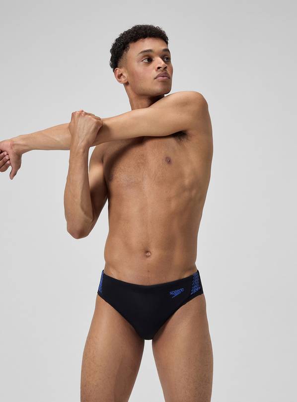 SPEEDO Mens Hyperboom Splice Swim Briefs 30